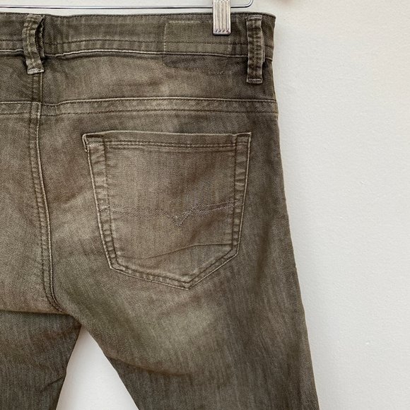 Diesel slim fit olive jeans in Olive - 30 - Picture 5 of 9